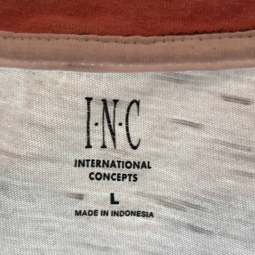 Inc Split-Neck Tee - image 2
